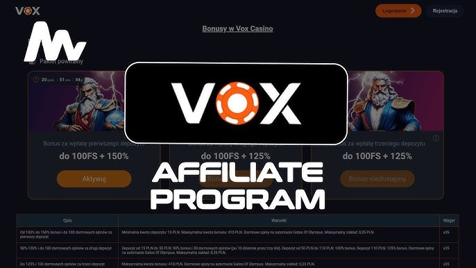 VOX Casino - wyjątkowe doświadczenie hazardowe online VOX Casino - wyjątkowe doświadczenie hazardowe online